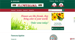 Desktop Screenshot of floweramaappleton.com